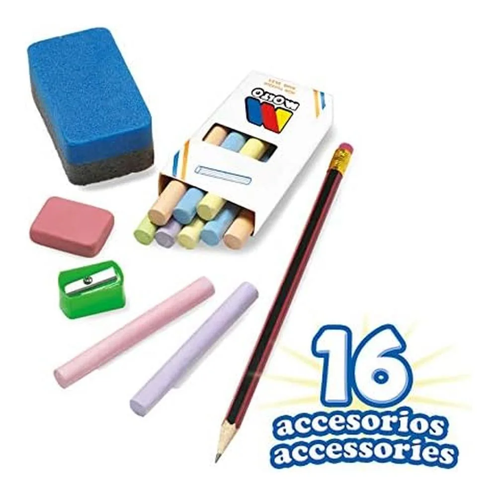 Molto Pupitre Infantil con Pizarra 2 en 1 Rosa 11072 - Imagen 2