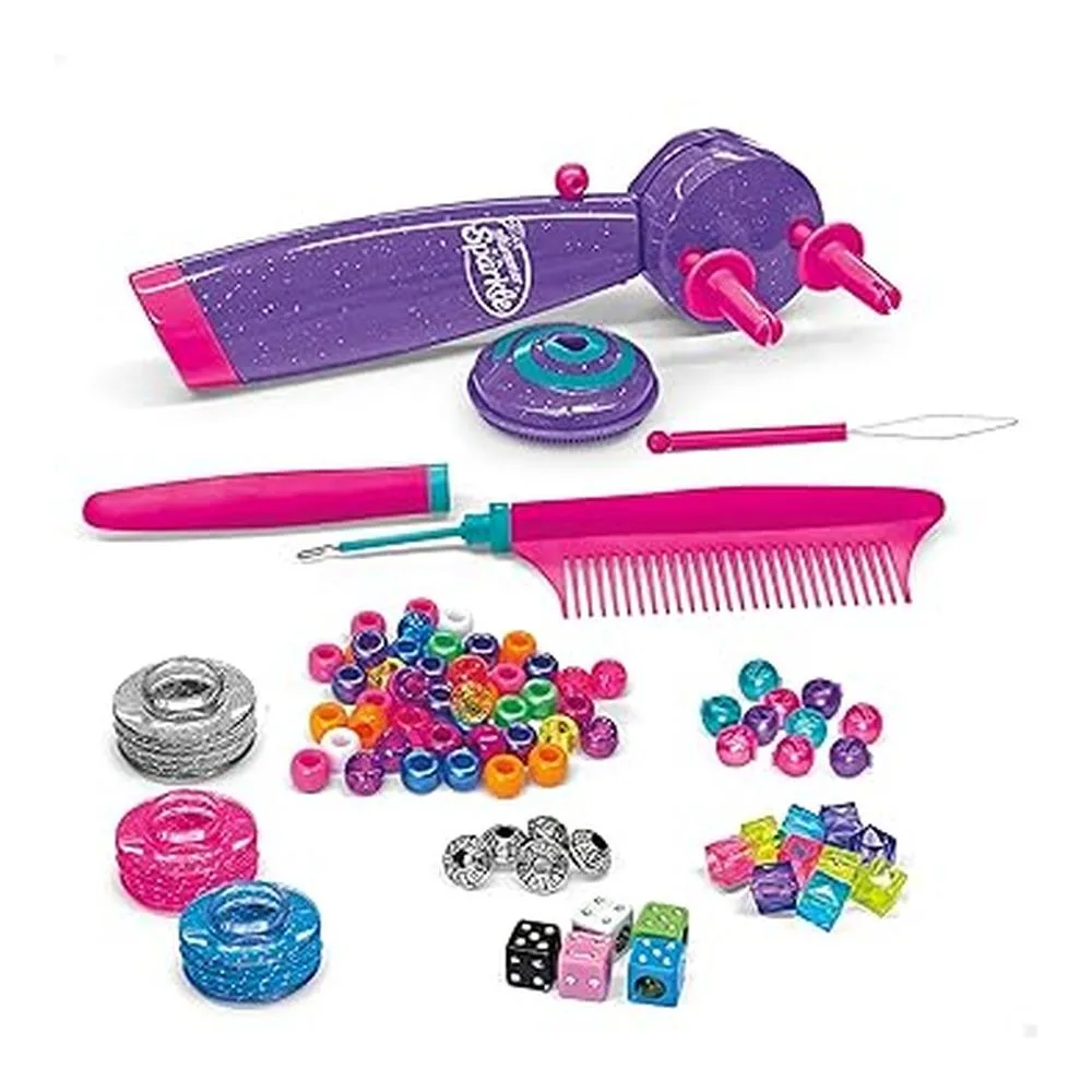 ColorBaby Shimmer 'n Sparkle Set de Peluquería Infantil Trenzador de Pelo 47089