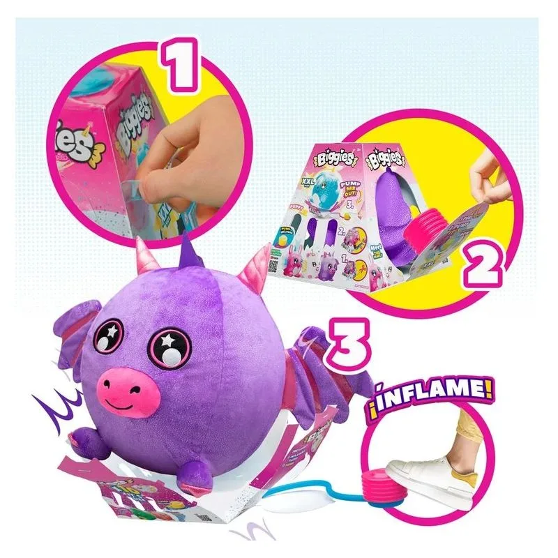 Biggies Peluche Hinchable Dragón XXL con Hinchador 47289-VI - Imagen 2