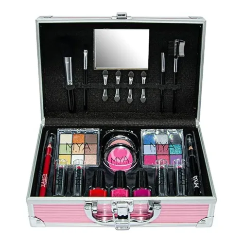 Mya Cosmetics Travel Metallic Pink Maletín de Maquillaje Completo 4100032