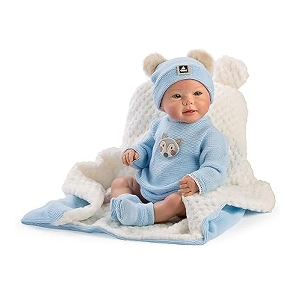 Muñeca Reborn Héctor con Cojín 46 cm Guca 10212
