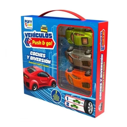Maletín con 3 Coches Ficción Imagiland PTPU01