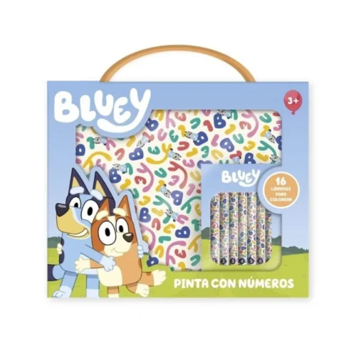 Bluey Pinta con Números Caja Maletín Imagiland PTJ001