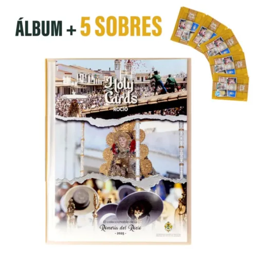 Álbum HolyCards Rocío 2025 con 5 sobres de regalo 67580