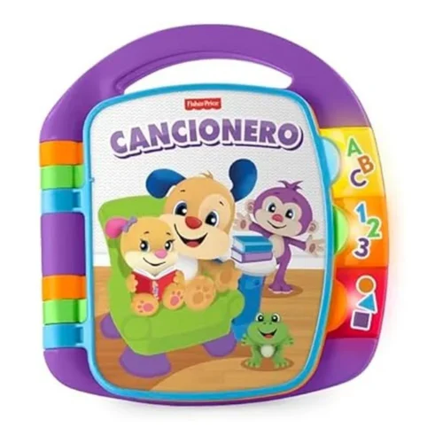 Fisher-Price Ríe y Aprende Libro Interactivo Cancionero Juguete FRC69
