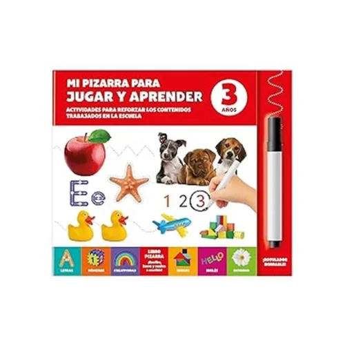 Mi Pizarra para Jugar y Aprender 3 Años Imagiland BOE017