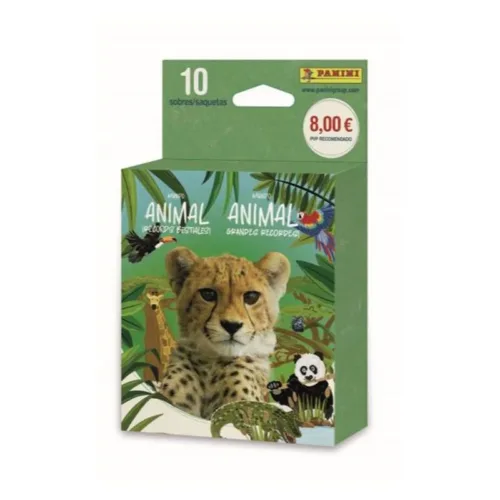 Mundo Animal Los Récords Blíster 10 Sobres Panini 73643