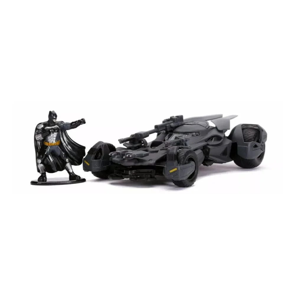 Coche Jada DC Liga de la Justicia Batmóvil y Batman plateado 253213005
