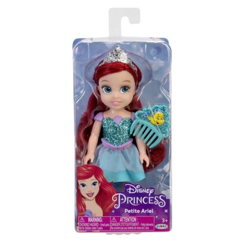 Muñeca Pequeña con Purpurina Ariel Princesa Disney 20606s237344