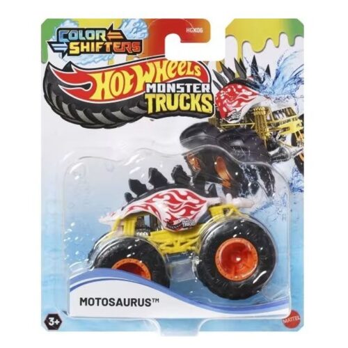 Mattel Hot Wheels Color Shifters Monster Trucks 1:64 Motosaurus JCH01