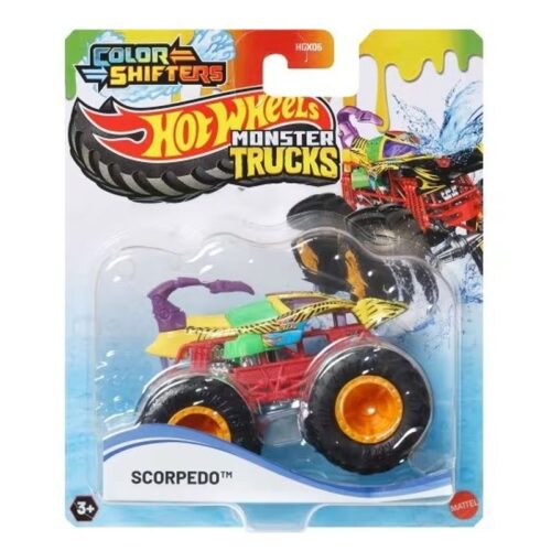 Mattel Hot Wheels Color Shifters Monster Trucks 1:64 Scorpedo JDV88