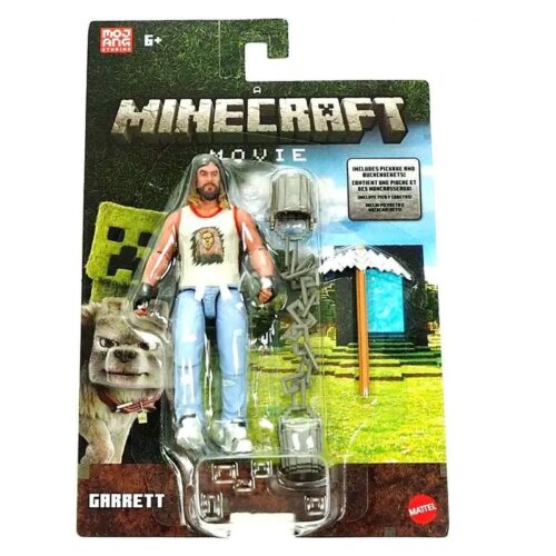 Mattel Figura de Acción Garrett Minecraft La Película JFR63