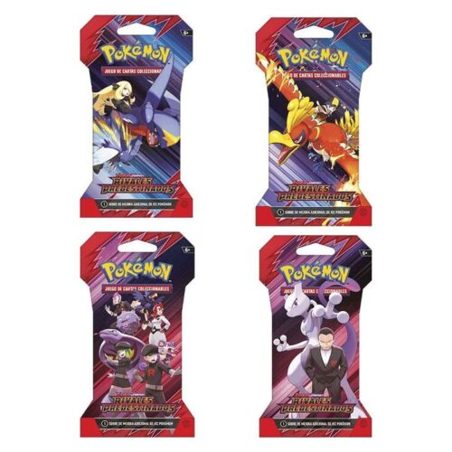 Pokémon TCG Sobre Sleeved Booster Rivales Predestinados Modelos Surtidos Modelo Surtido (1 unidad por artículo comprado)