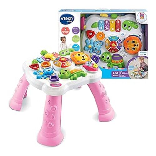 VTech Mesita Infantil Actividades Sensoriales Rosa 80-540857