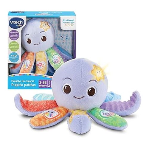 VTech Peluche Bebés Pulpo Patitas con Estrella Luminosa 80-577922