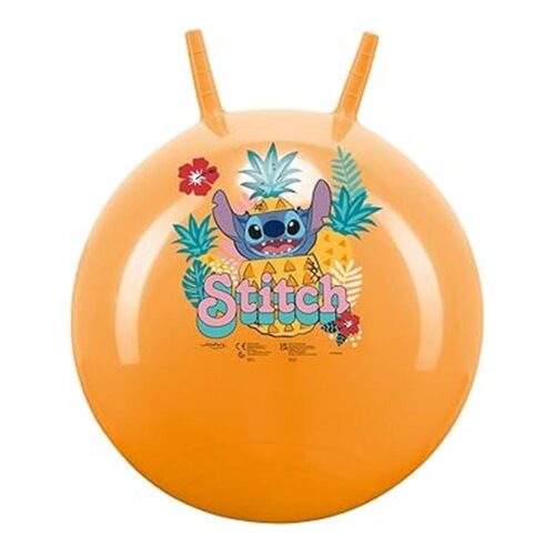 ColorBaby Pelota Hinchable Saltarina Disney Stitch 45 cm con Asas 48438