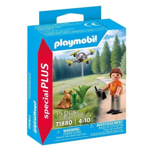 Playmobil Special Plus – Rescate de un cervatillo con dron 71880