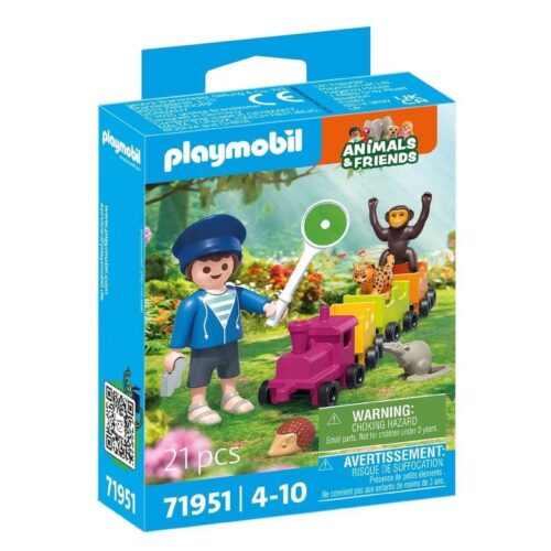 Playmobil Animals & Friends – Pequeño Viaje en Locomotora 71951