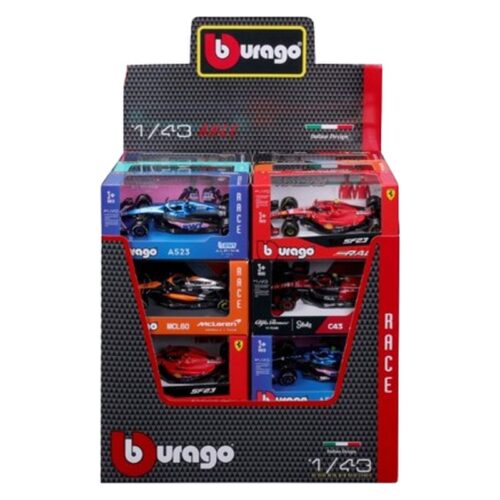 Bburago Coche F1 2024 Metal 1:43 Modelos Surtidos Modelo Surtido (1 unidad por artículo comprado)