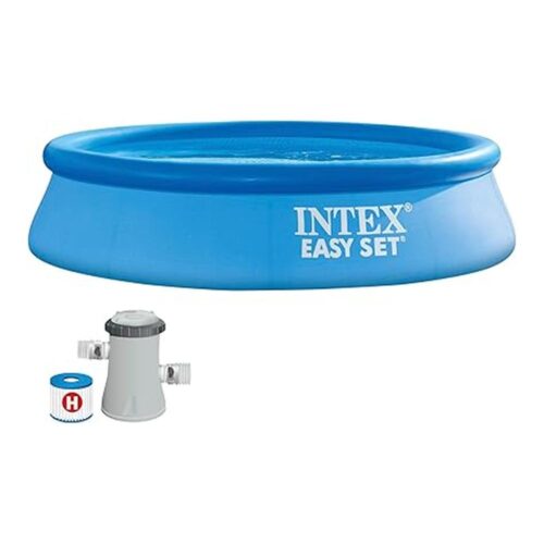 Intex Piscina Hinchable Redonda Ø244×61 cm con Depuradora 55237