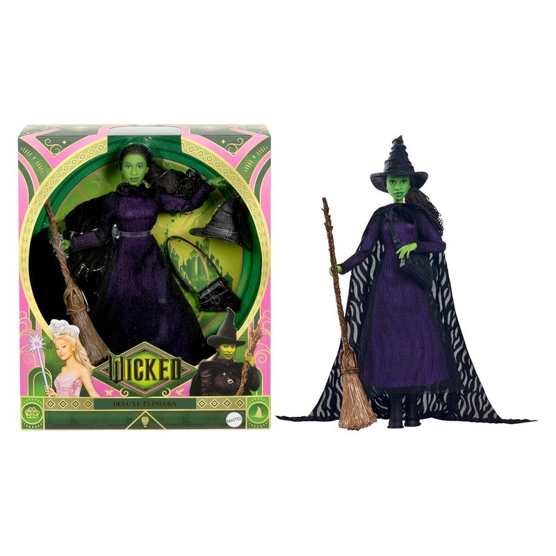 Muñeca Wicked Elphaba edición Deluxe articulada HXY38 MATTEL