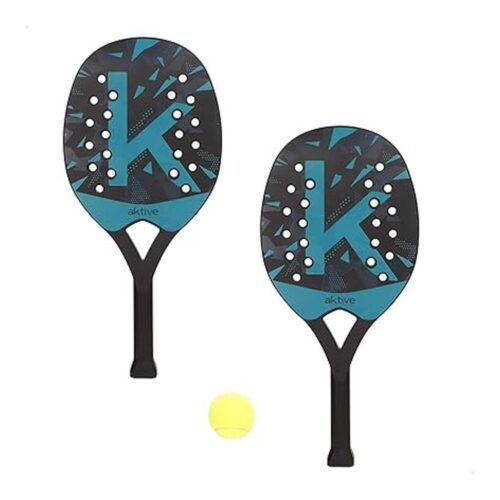 Aktive Set de Palas de Pádel Playa con Pelota y Bolsa 62058
