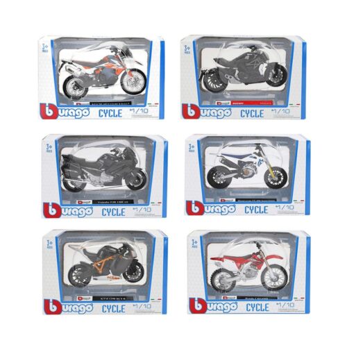 Bburago Colección Moto Cross Metal 1:18 Modelos Surtidos Modelo Surtido (1 unidad por artículo comprado)