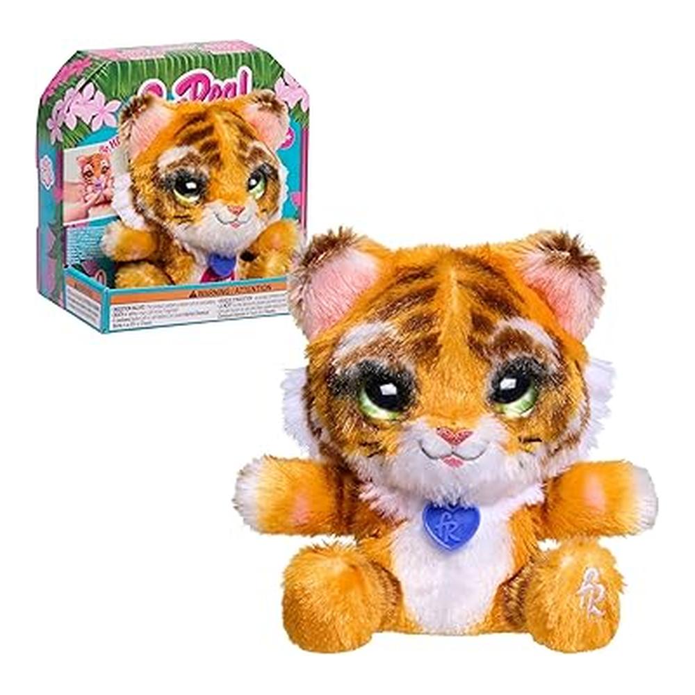 Just Play furReal My Minis Little Hugs Tiger Peluche 28153 - Imagen 2
