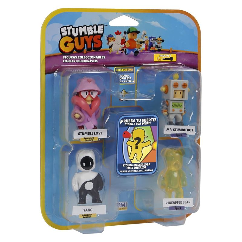 Bizak Stumble Guys Pack 5 Figuras Acción 6 cm Stumble Love 64112045-SL