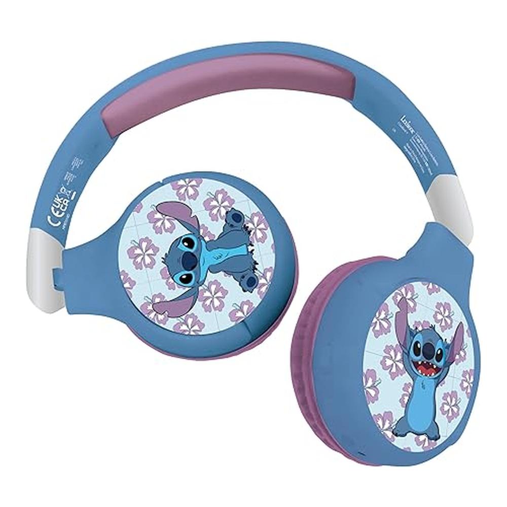 Lexibook Disney Stitch Auriculares 2 en 1 HPBT010D
