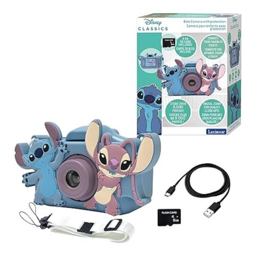 Lexibook Disney Stitch Cámara 4 en 1 8 GB LE-DJ078D