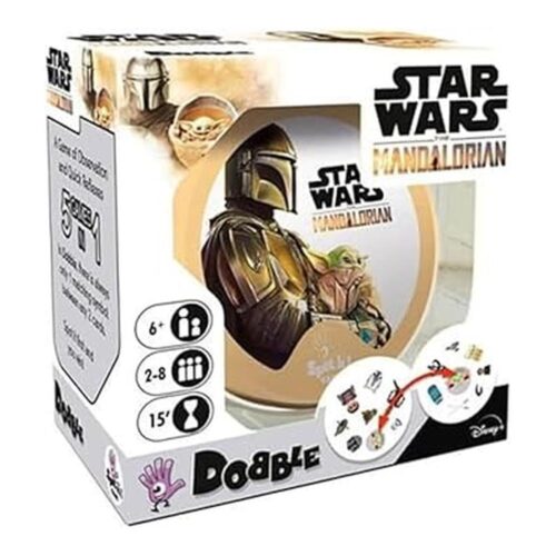 Zygomatic Dobble Star Wars Mandalorian Juego Cartas 91356