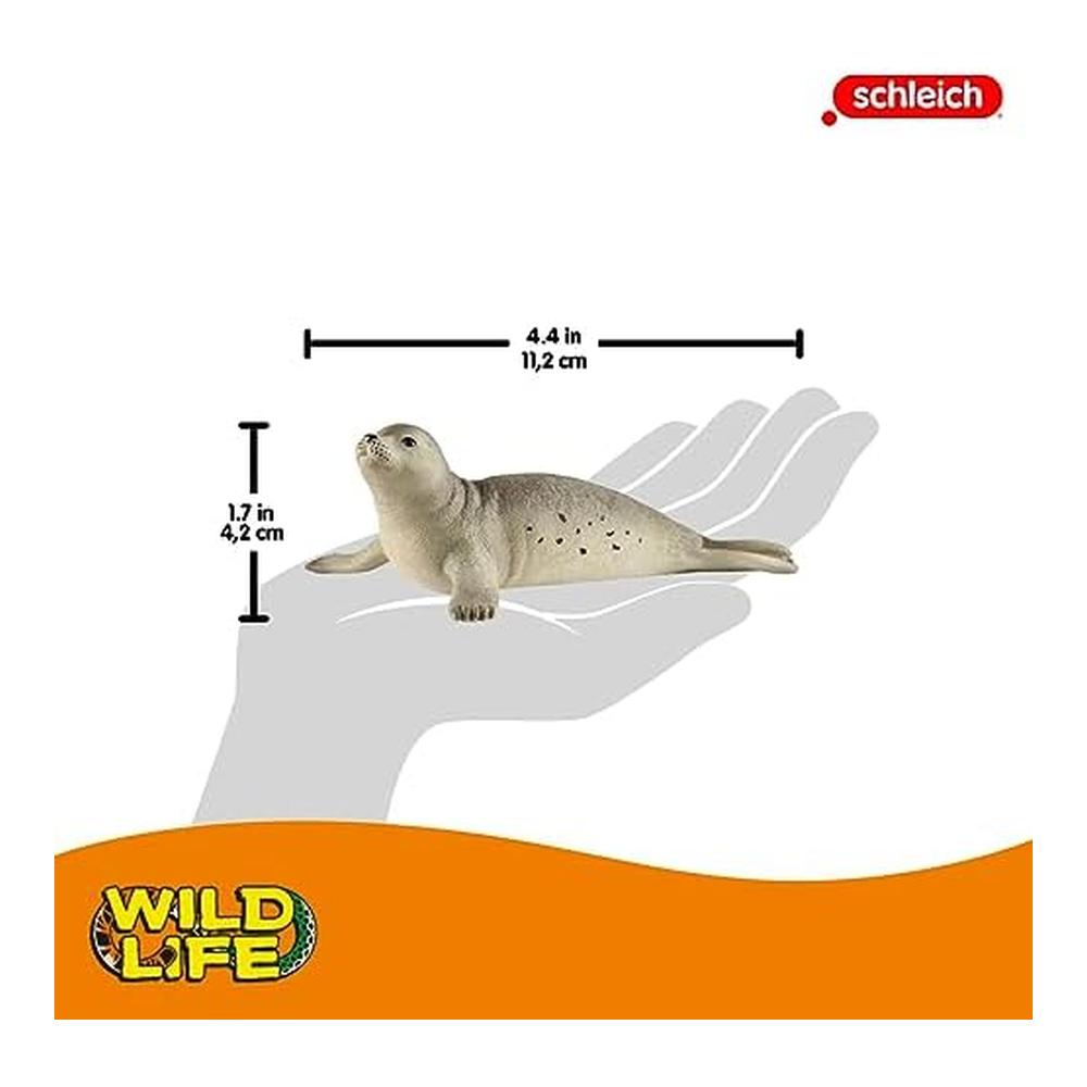 Schleich Figura Foca Verde Gris 14801 - Imagen 2
