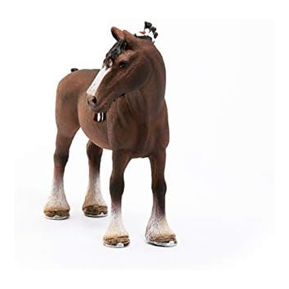 Schleich Figura Semental Clydesdale 6x13x12 cm 13808 - Imagen 2