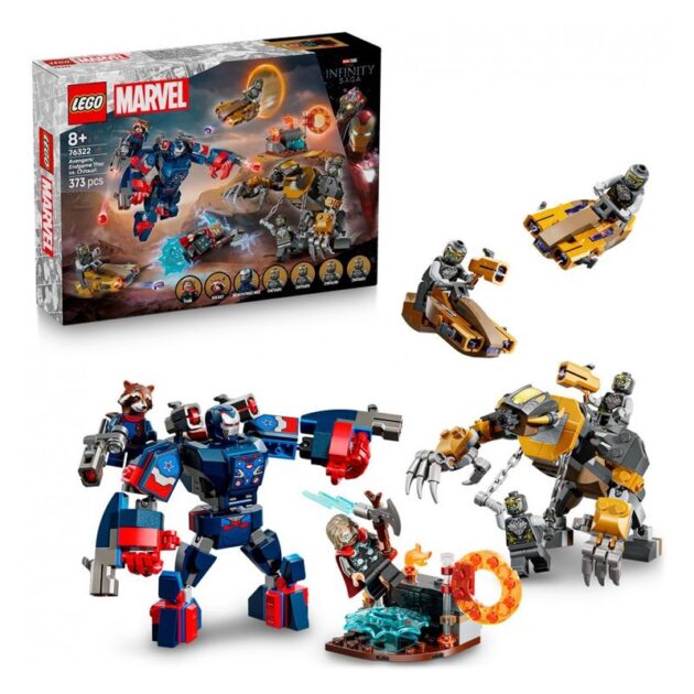 Lego Marvel Avengers Endgame Thor vs Chitauri 76322