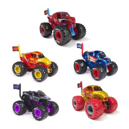 Monster Jam Vehículo Marvel Surtido 1:64 Modelo Surtido (1 unidad por artículo comprado)