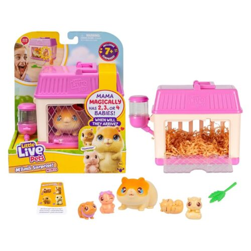 Little Live Pets Mini Hamster rosa Mama surprise LP304200sLP304000
