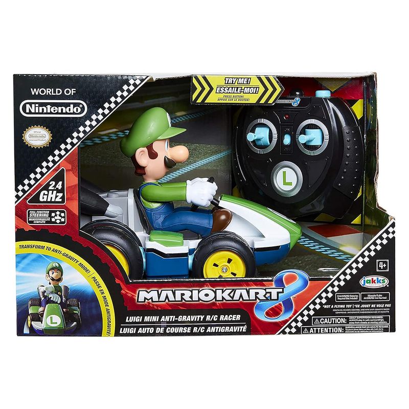 Luigi Radio Control Mario Kart 8 Super Mario 08988 JAKKS - Imagen 2
