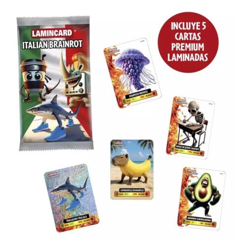 Bizak Lamincard Italian Brainrot Sobre 5 Cartas 64394000