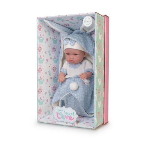 Famosa Famogames Bebé con Manta Azul 33 cm MYW05000