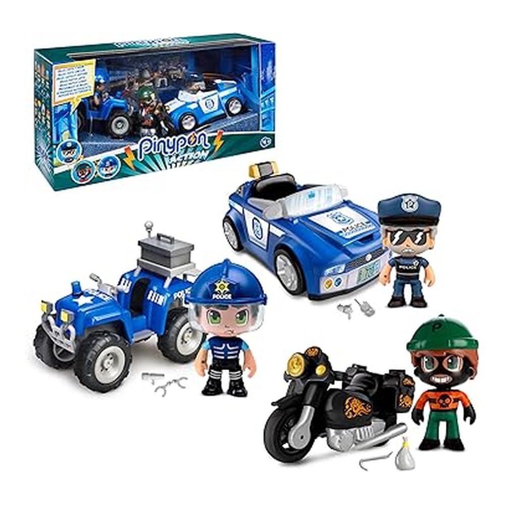 Famosa PinyPon Action Pack Vehículos 3 Figuras 700015907