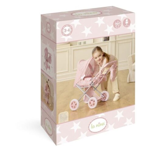 Carlota la Niña Cuco con Ruedas Pequeño Rosa 292