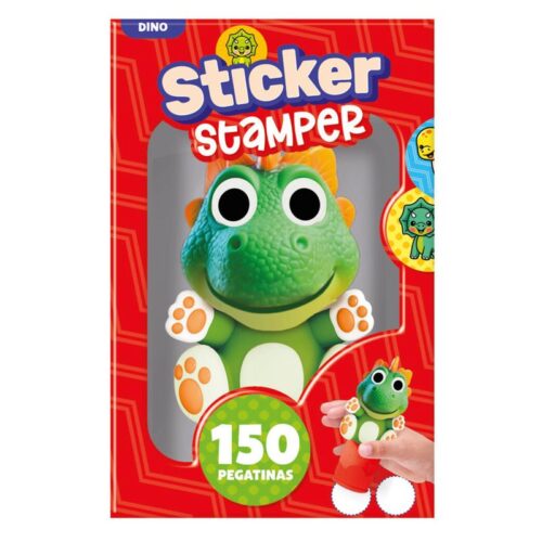 Imagiland Sticker Stamper Dino 150 Pegatinas PTST02