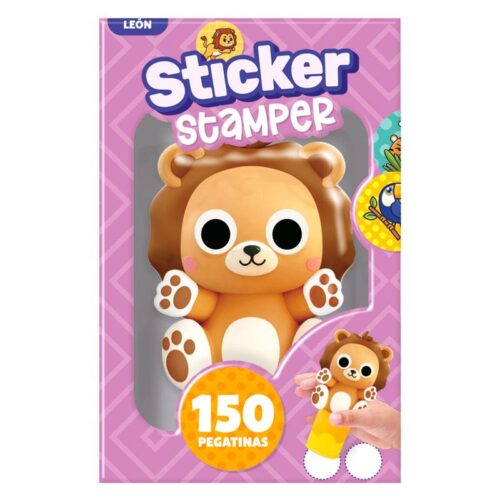 Imagiland Sticker Stamper León 150 Pegatinas PTST04