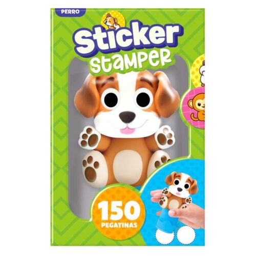 Imagiland Sticker Stamper Perro 150 Pegatinas PTST05