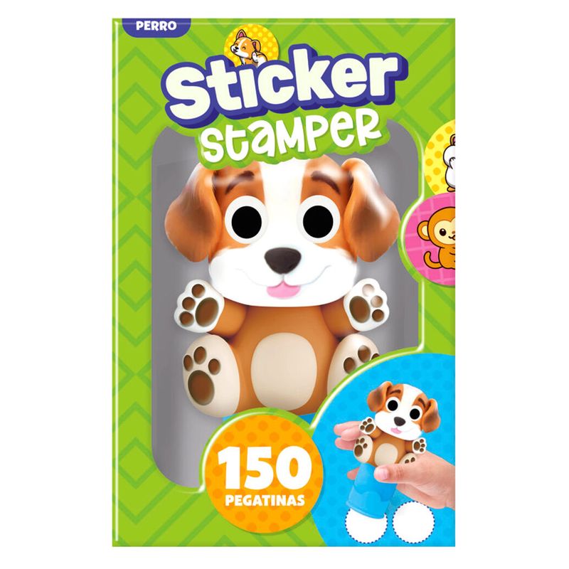 Imagiland Sticker Stamper Perro 150 Pegatinas PTST05