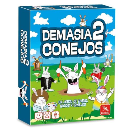 Ludilo – Demasia2 Conejos Juego de Mesa de Cartas 89025