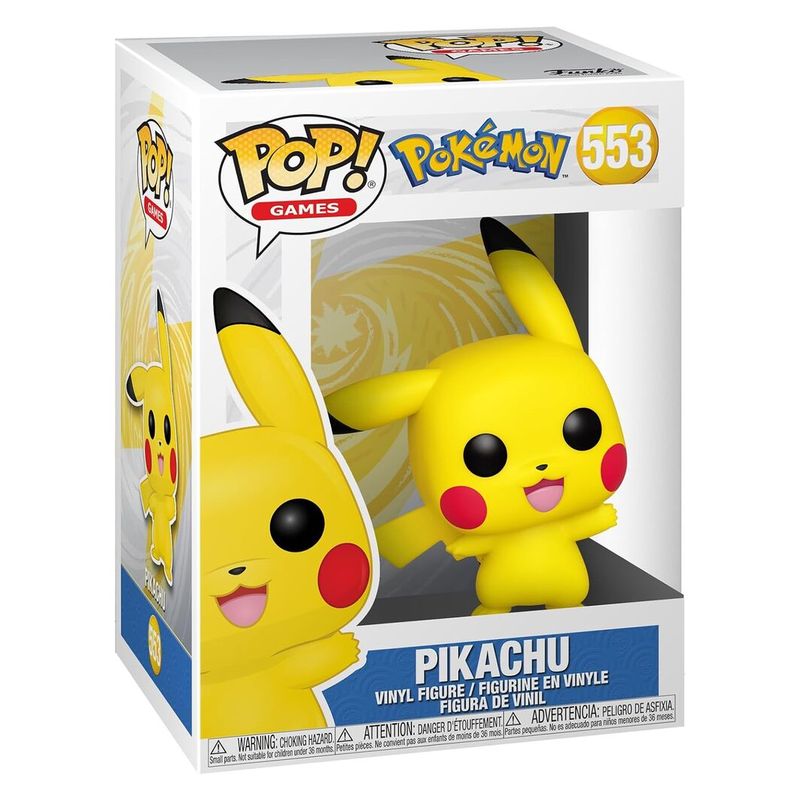Funko POP! Pokémon 553 Pikachu figura completa vinilo 43263 - Imagen 2