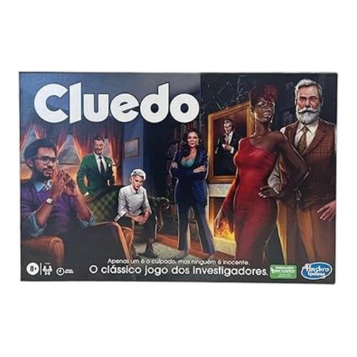 Juego de Mesa Cluedo en portugués  Rediseñado  para 2-6 Jugadores – Misterio y Detective F6420