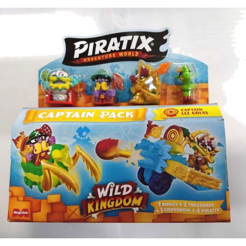 Piratix Capitán Lee Golas Pack 4 capitanes con uno dorado PPX4B612IN00-2 MAG PPX4B612IN00-2 MAG